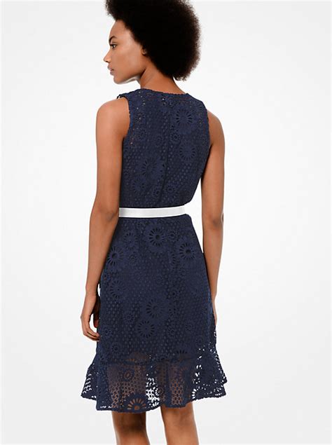 Medallion Lace Flounce Dress 